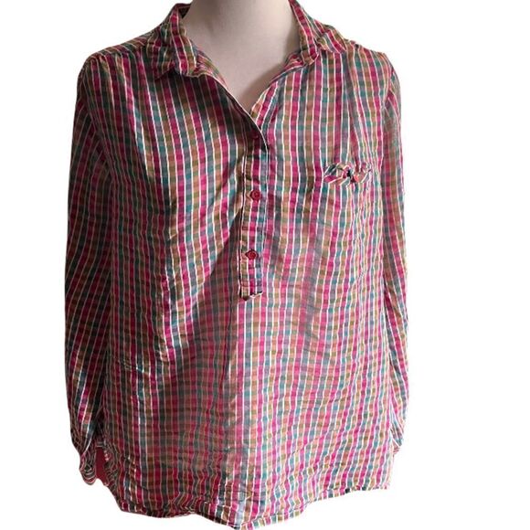 Givenchy plaid colorful vintage shirt - Picture 1 of 5